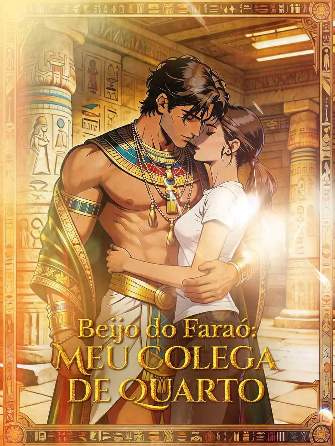 Capa da minissérie Beijo do Faraó: Meu Colega de Quarto