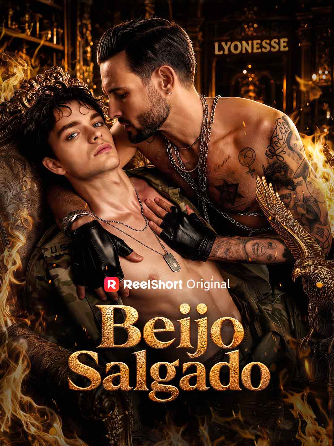 Capa da minissérie Beijo Salgado