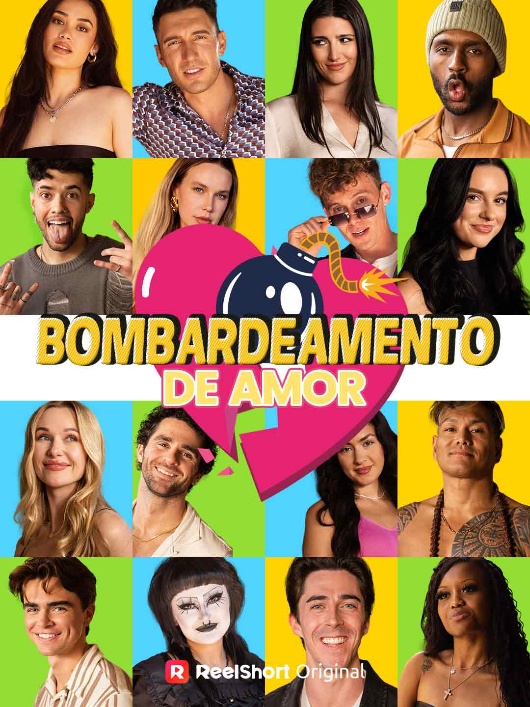 Capa da minissérie Bombardeamento de Amor