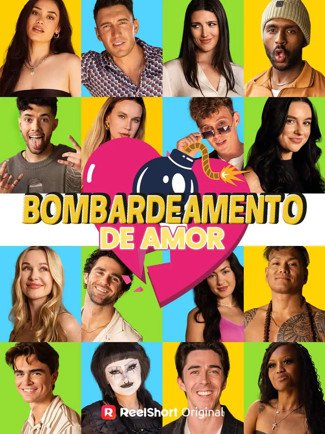 Capa da minissérie Bombardeamento de Amor