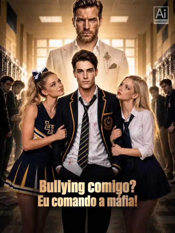 Capa da minissérie Bullying comigo? Eu comando a máfia!