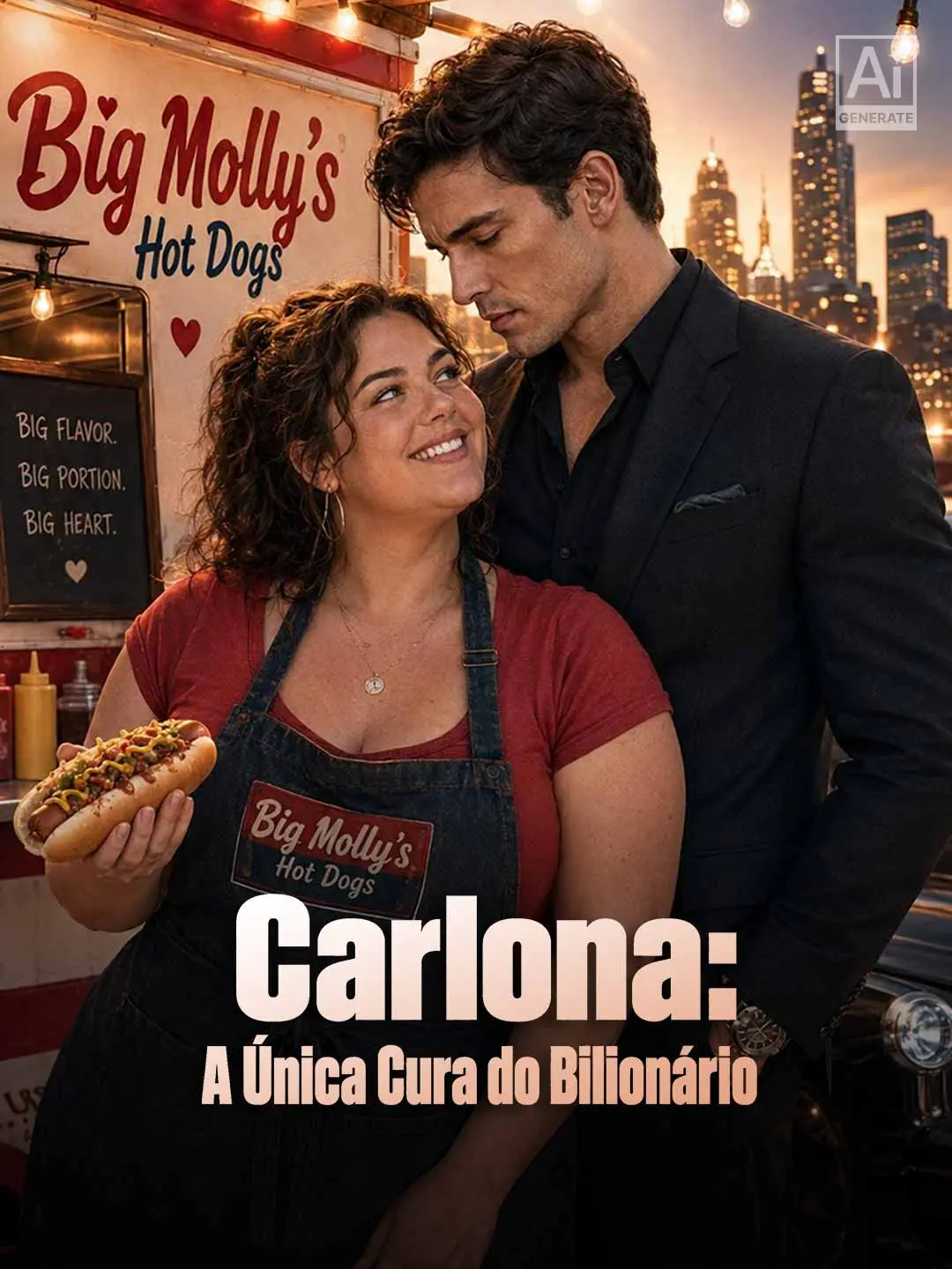 Capa da minissérie Carlona: A Única Cura do Bilionário