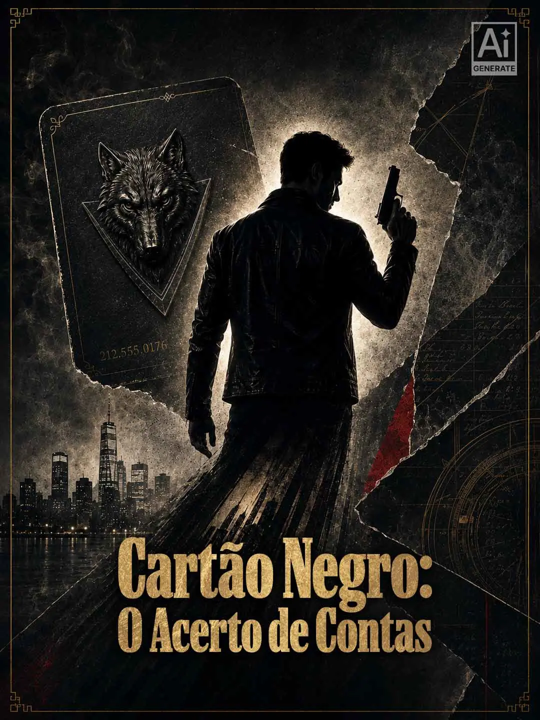 Capa da minissérie Cartão Negro: O Acerto de Contas