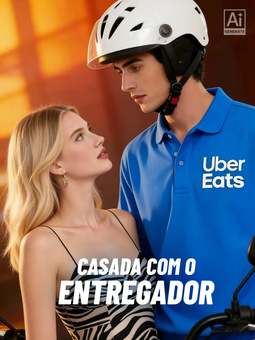 Capa da minissérie Casada com o Entregador