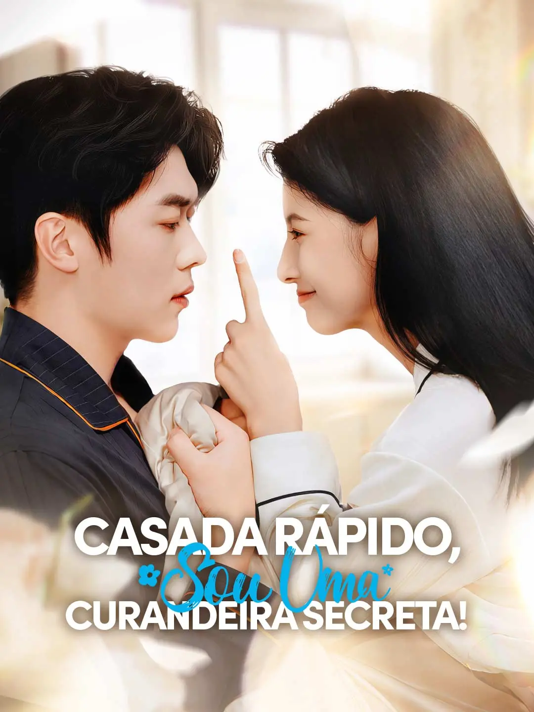 Capa da minissérie Casada Rápido, Sou Uma Curandeira Secreta!
