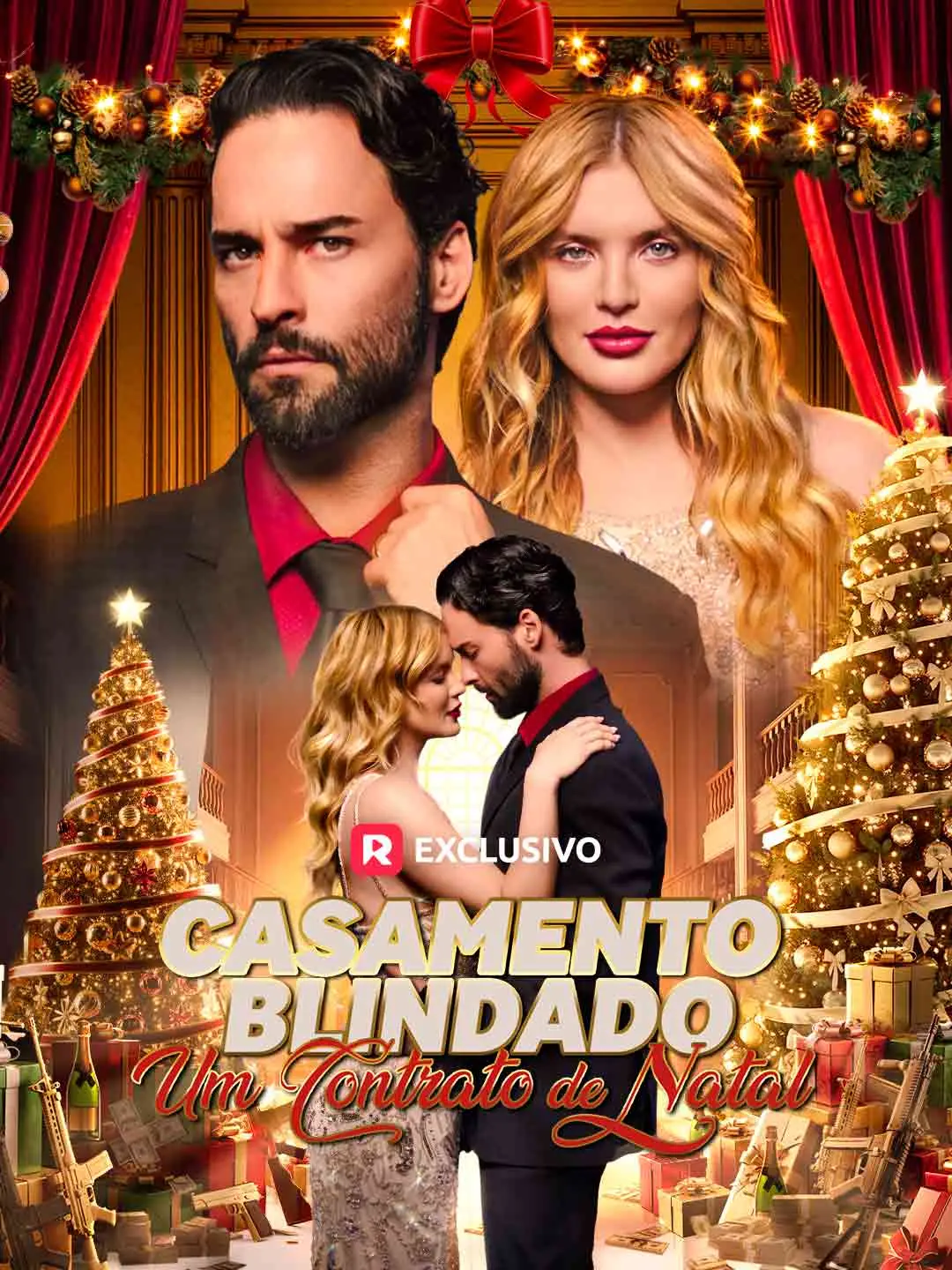 Capa da minissérie Casamento Blindado: Um Contrato de Natal