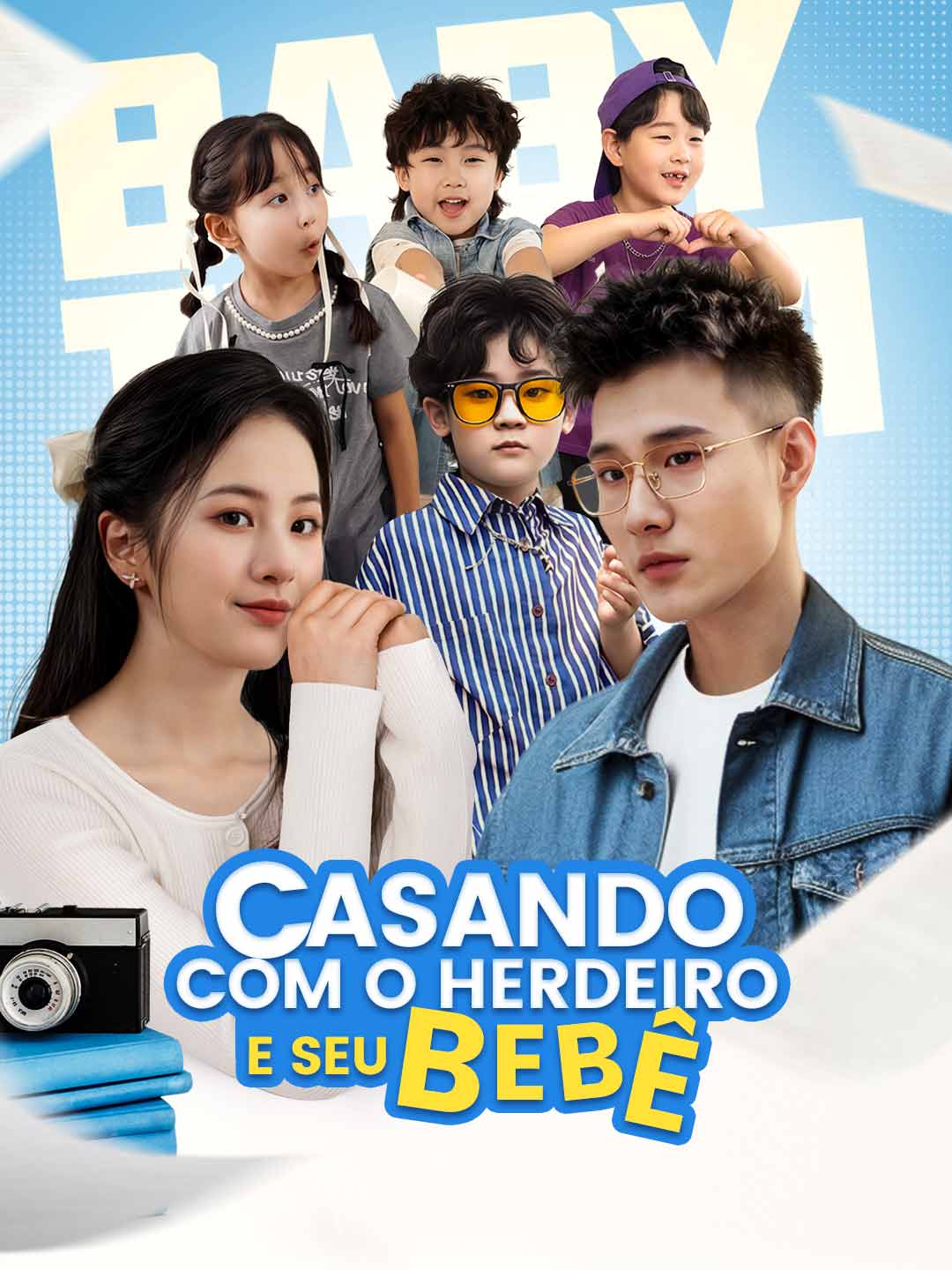 Capa da minissérie Casando com o Herdeiro e Seu Bebê