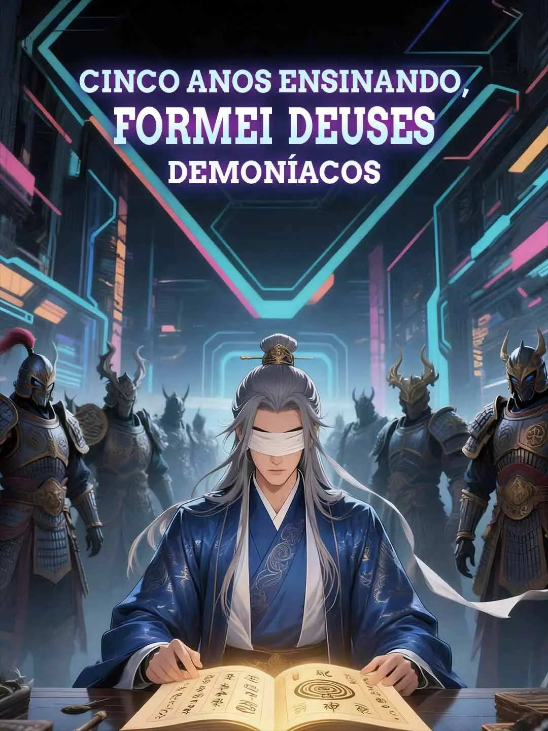 Capa da minissérie Cinco anos ensinando, formei deuses demoníacos