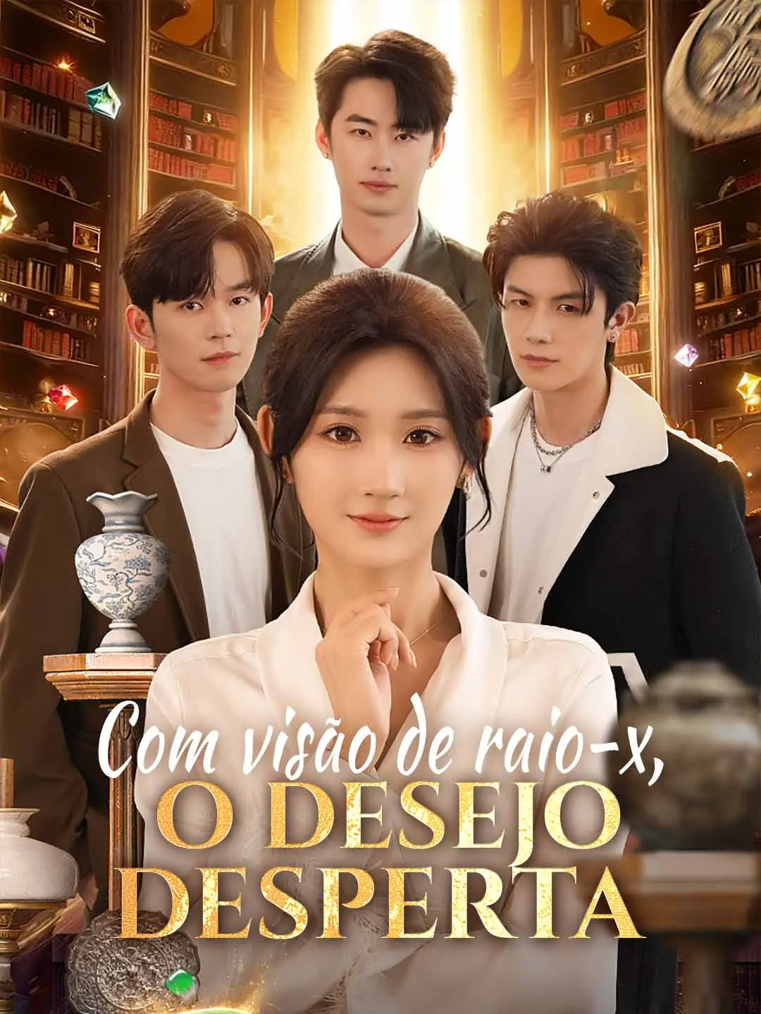 Capa da minissérie Com visão de raio-x, o desejo desperta