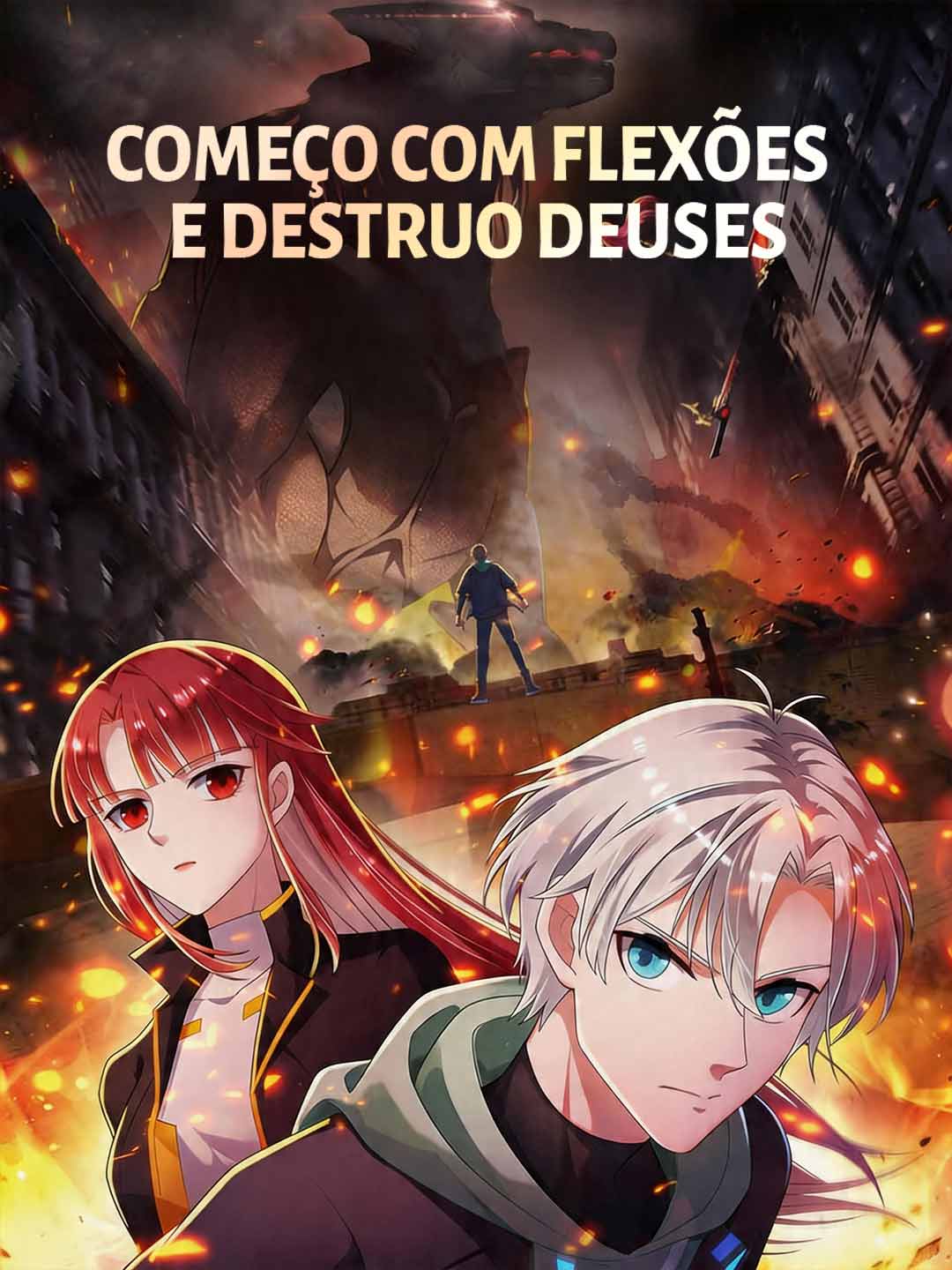 Capa da minissérie Começo com flexões e destruo deuses