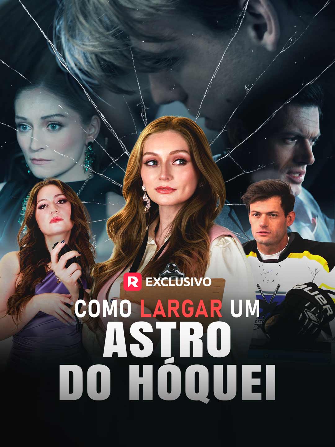 Capa da minissérie Como Largar um Astro do Hóquei