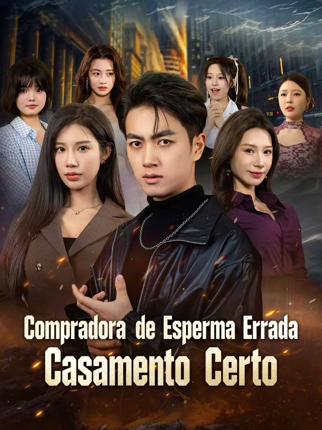 Capa da minissérie Compradora de Esperma Errada, Casamento Certo