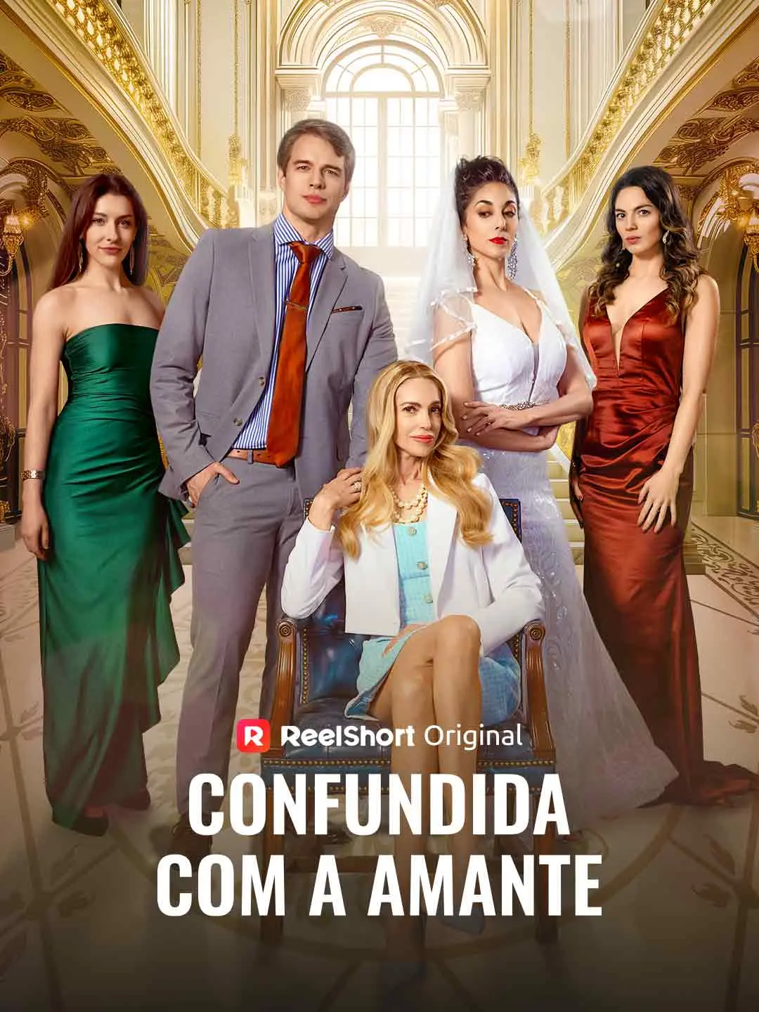Capa da minissérie Confundida com a Amante