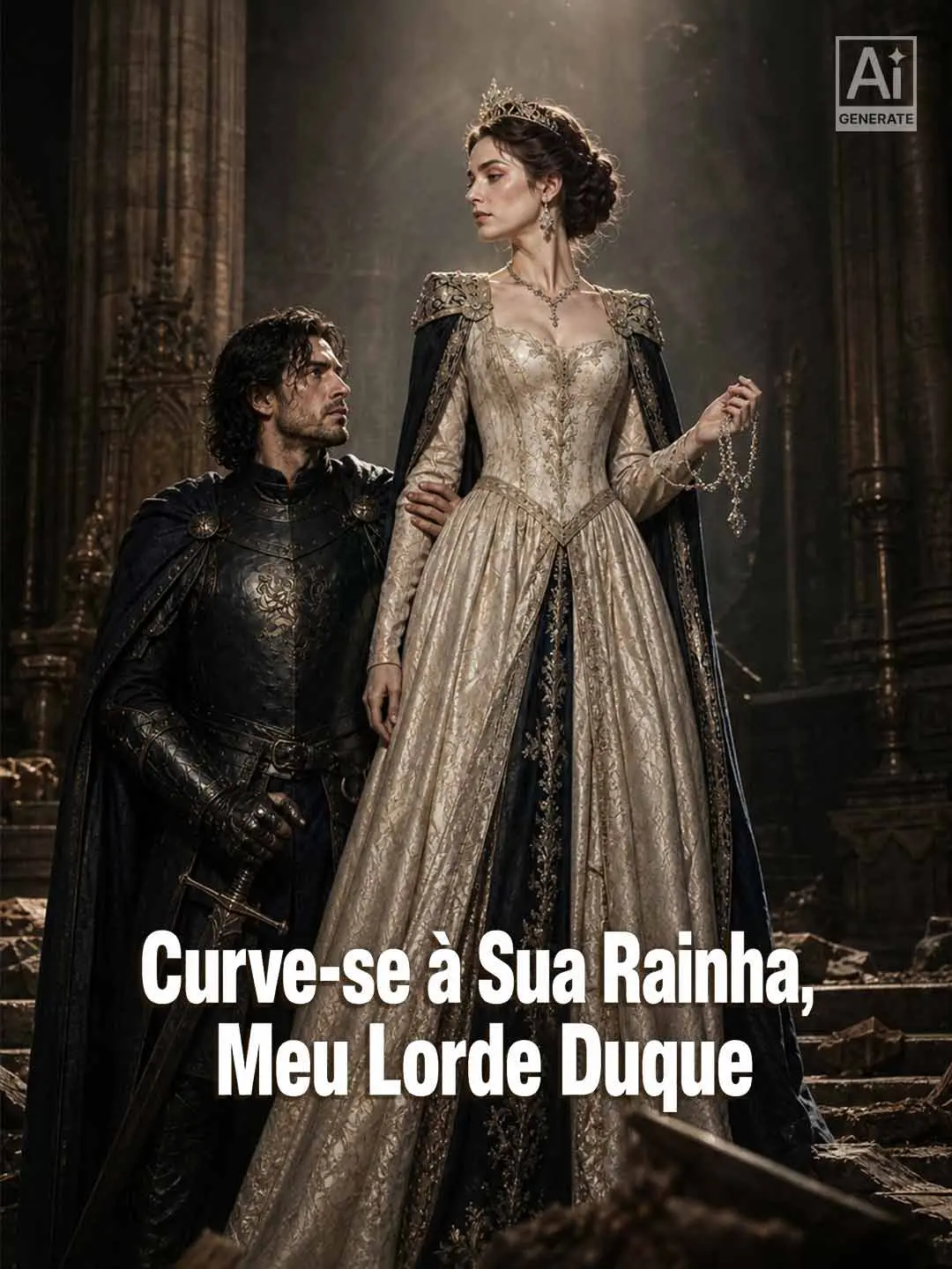 Capa da minissérie Curve-se à Sua Rainha, Meu Lorde Duque