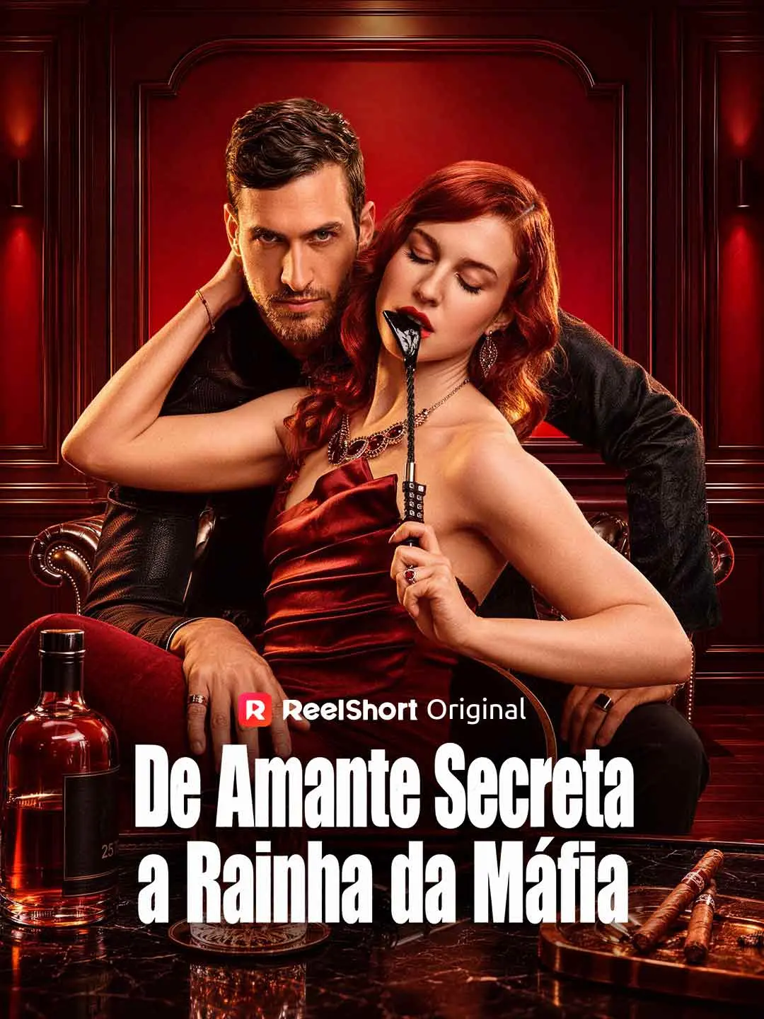 Capa da minissérie De Amante Secreta a Rainha da Máfia