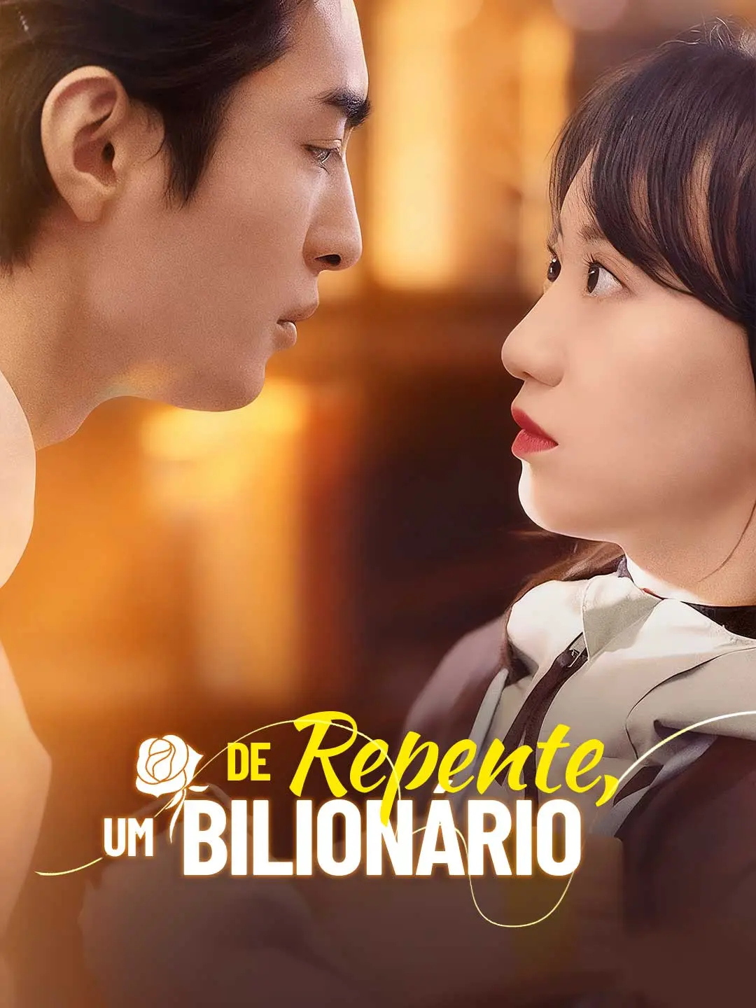 Capa da minissérie De Repente, Um Bilionário
