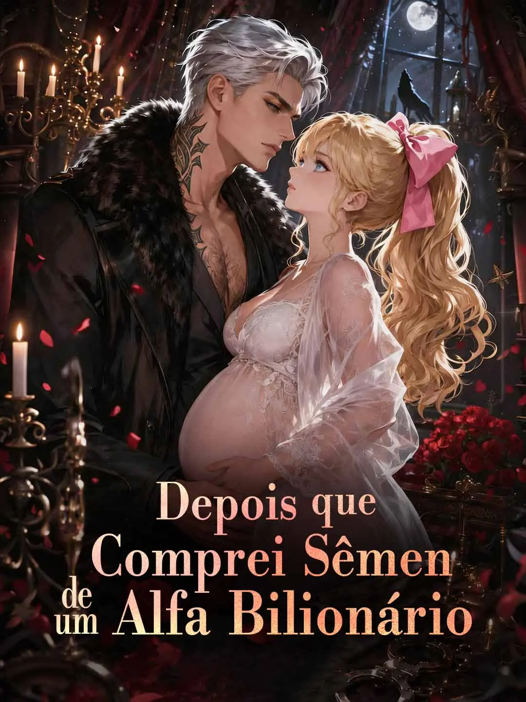 Capa da minissérie Depois que comprei esperma de um Alfa Bilionário