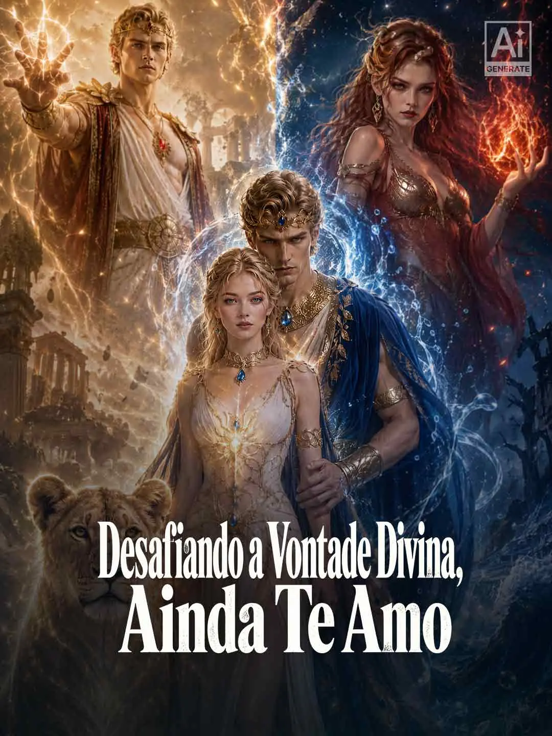 Capa da minissérie Desafiando a Vontade Divina, Ainda Te Amo