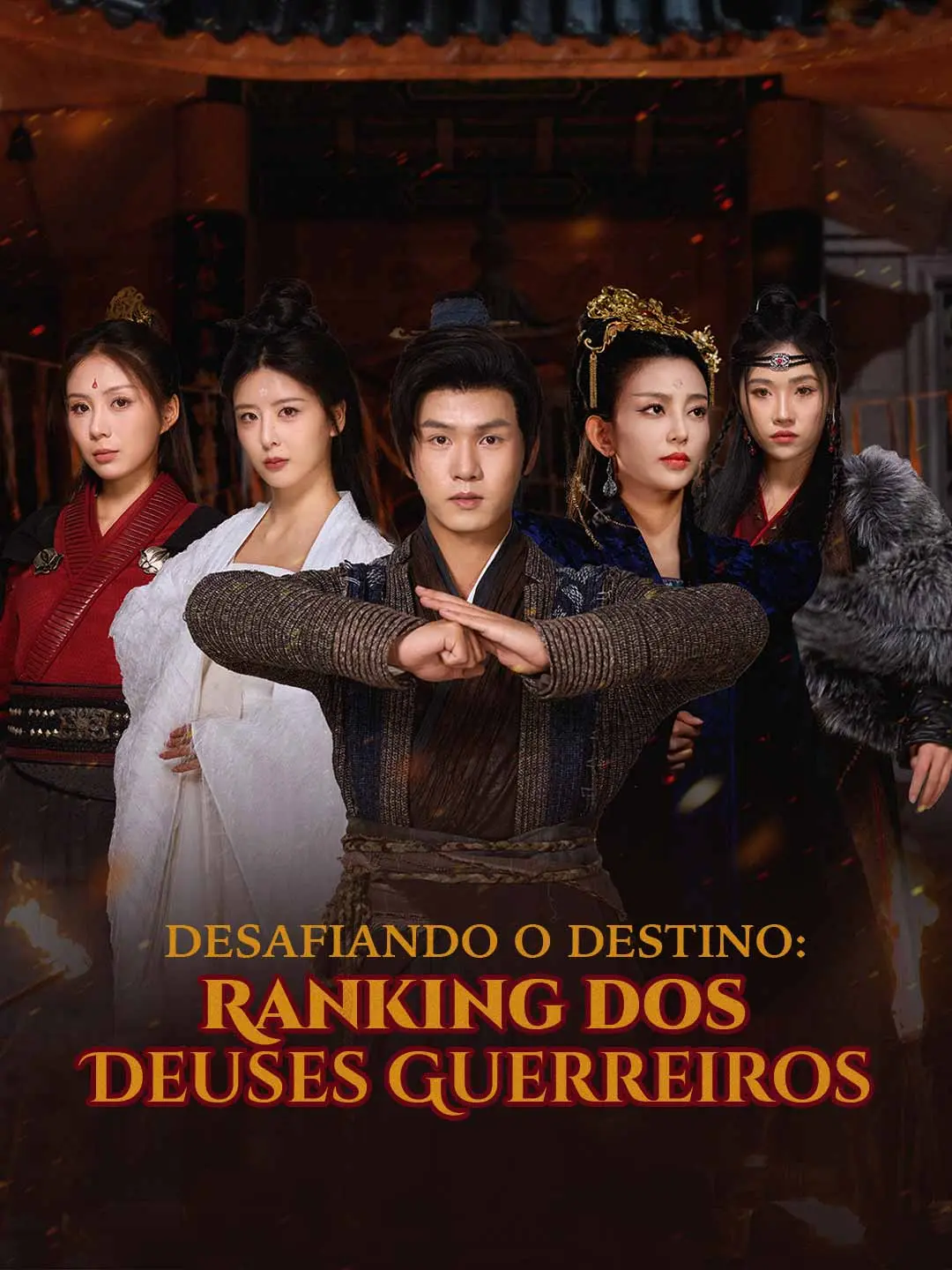 Capa da minissérie Desafiando o Destino: Ranking dos Deuses Guerreiros