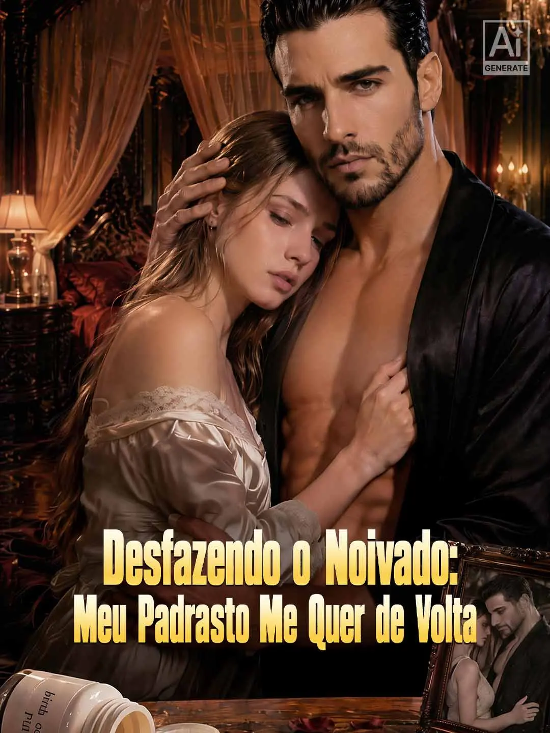 Capa da minissérie Desfazendo o Noivado: Meu Padrasto Me Quer de Volta