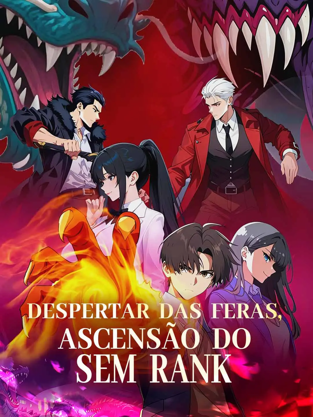 Capa da minissérie Despertar das feras, ascensão do sem rank