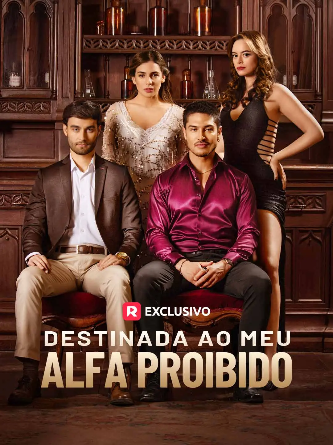 Capa da minissérie Destinada ao meu Alfa Proibido