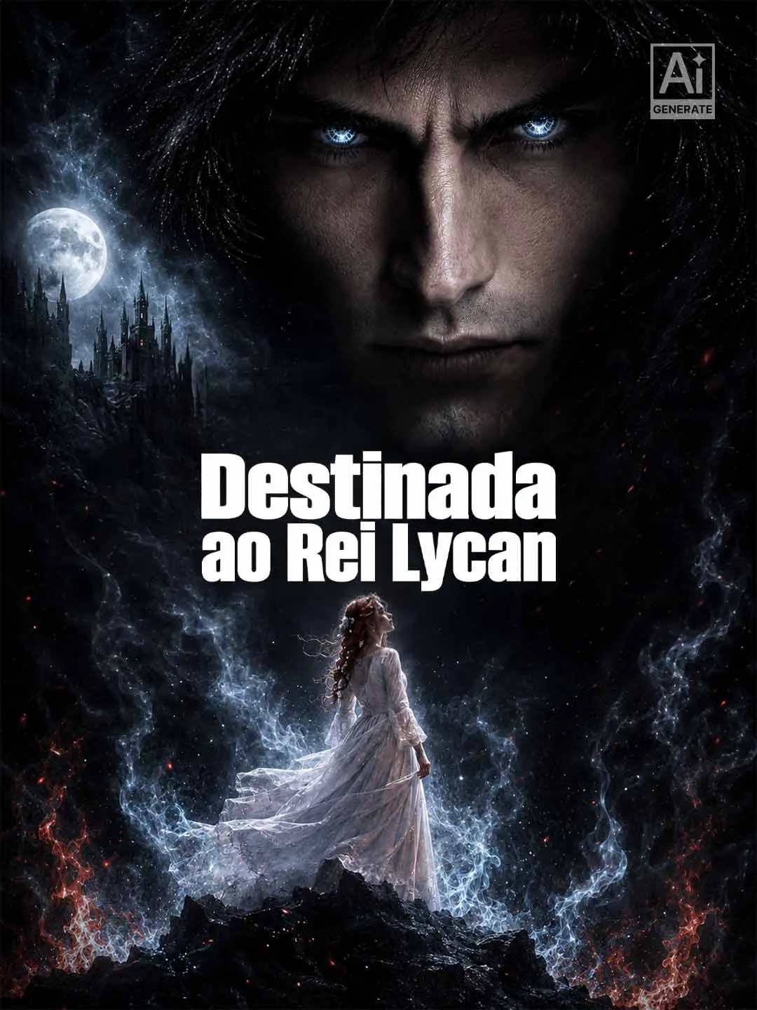 Capa da minissérie Destinada ao Rei Lycan