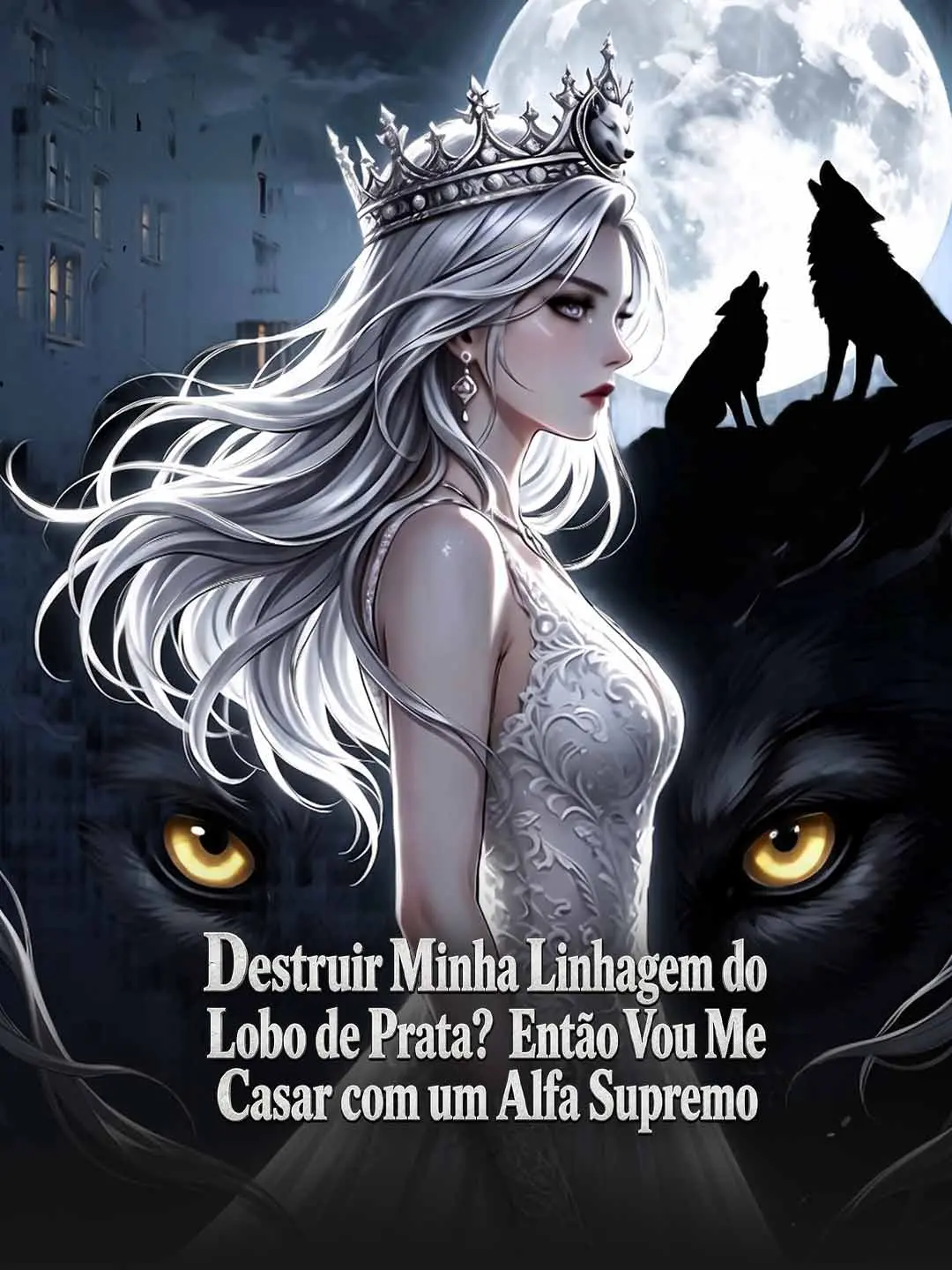 Capa da minissérie Destruir Minha Linhagem do Lobo de Prata? Então Vou Me Casar com um Alfa Supremo