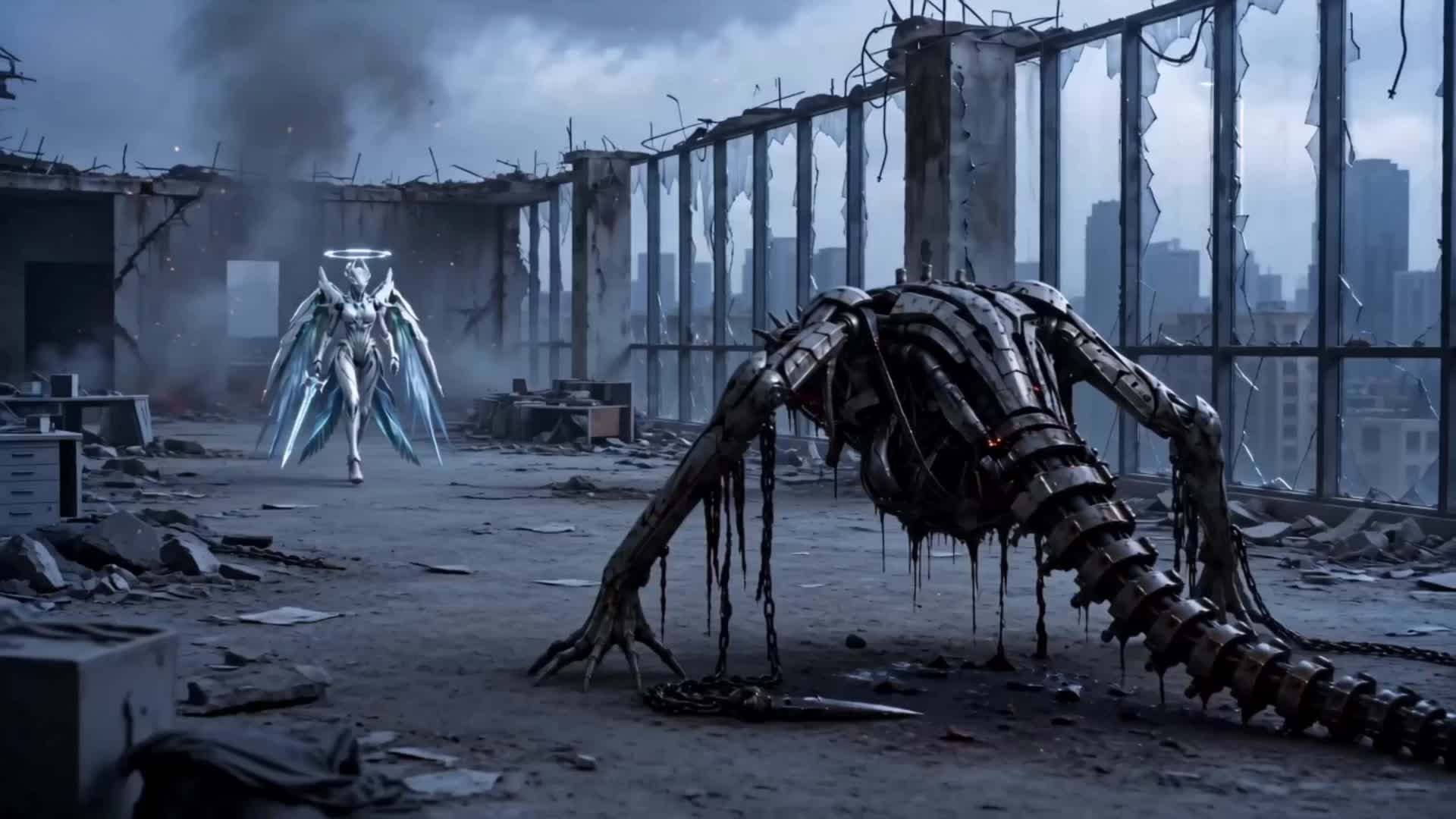 Episódio 8 de Deus Mecha? Eu Destruo Estrelas com as Mãos!