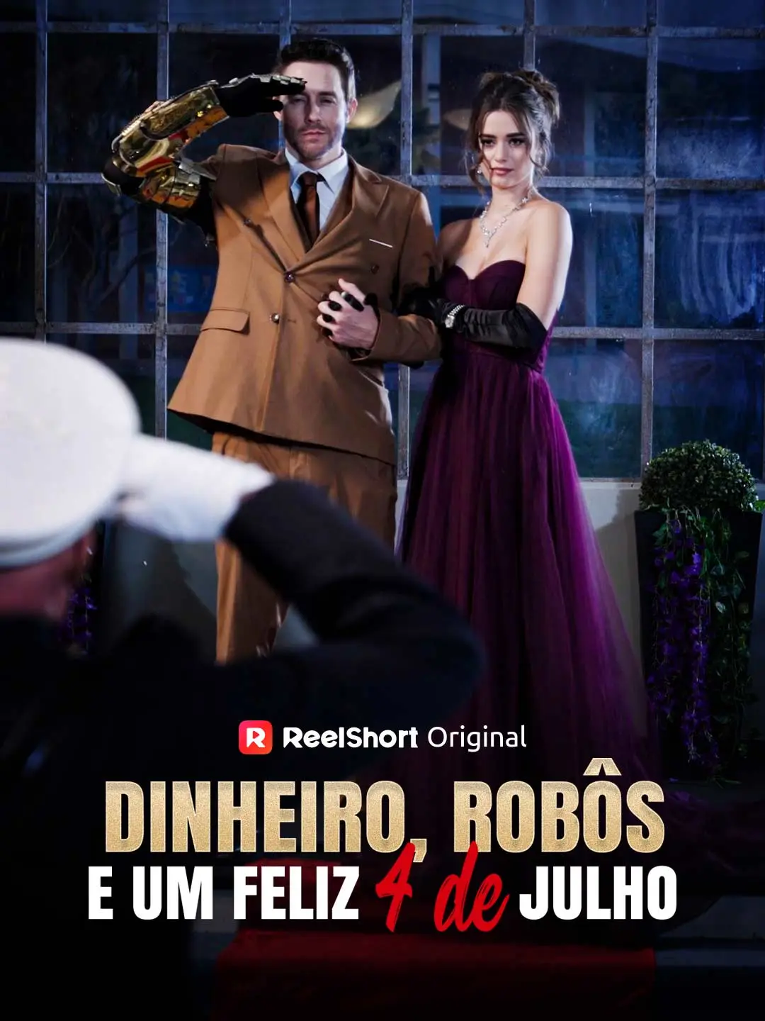 Capa da minissérie Dinheiro, Robôs e um Feliz 4 de Julho