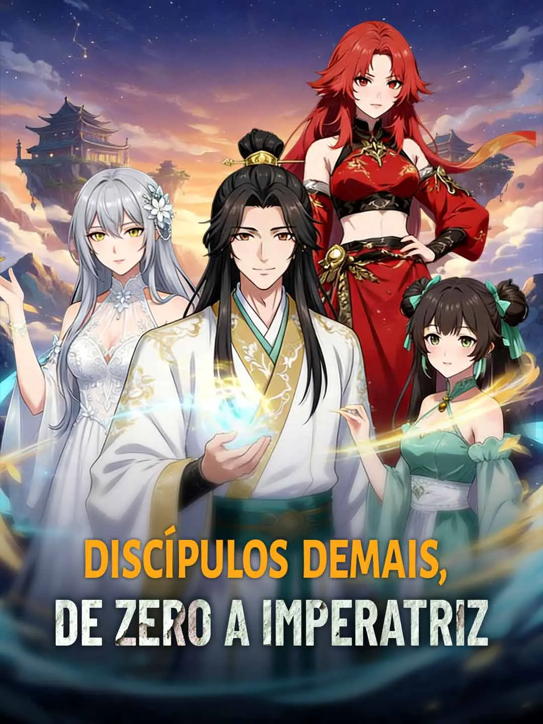 Capa da minissérie Discípulos demais, de zero a imperatriz