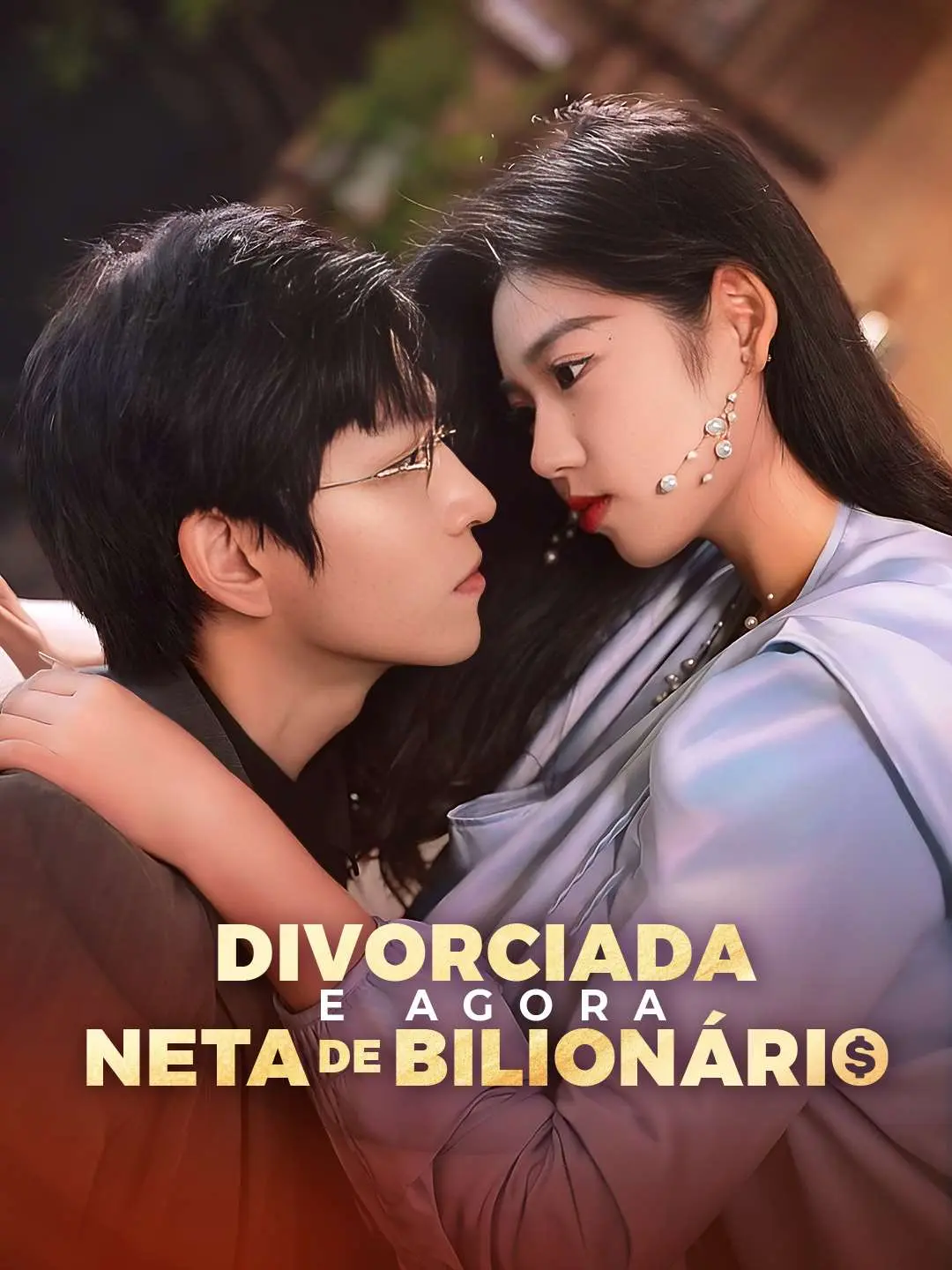 Capa da minissérie Divorciada e Agora Neta de Bilionário
