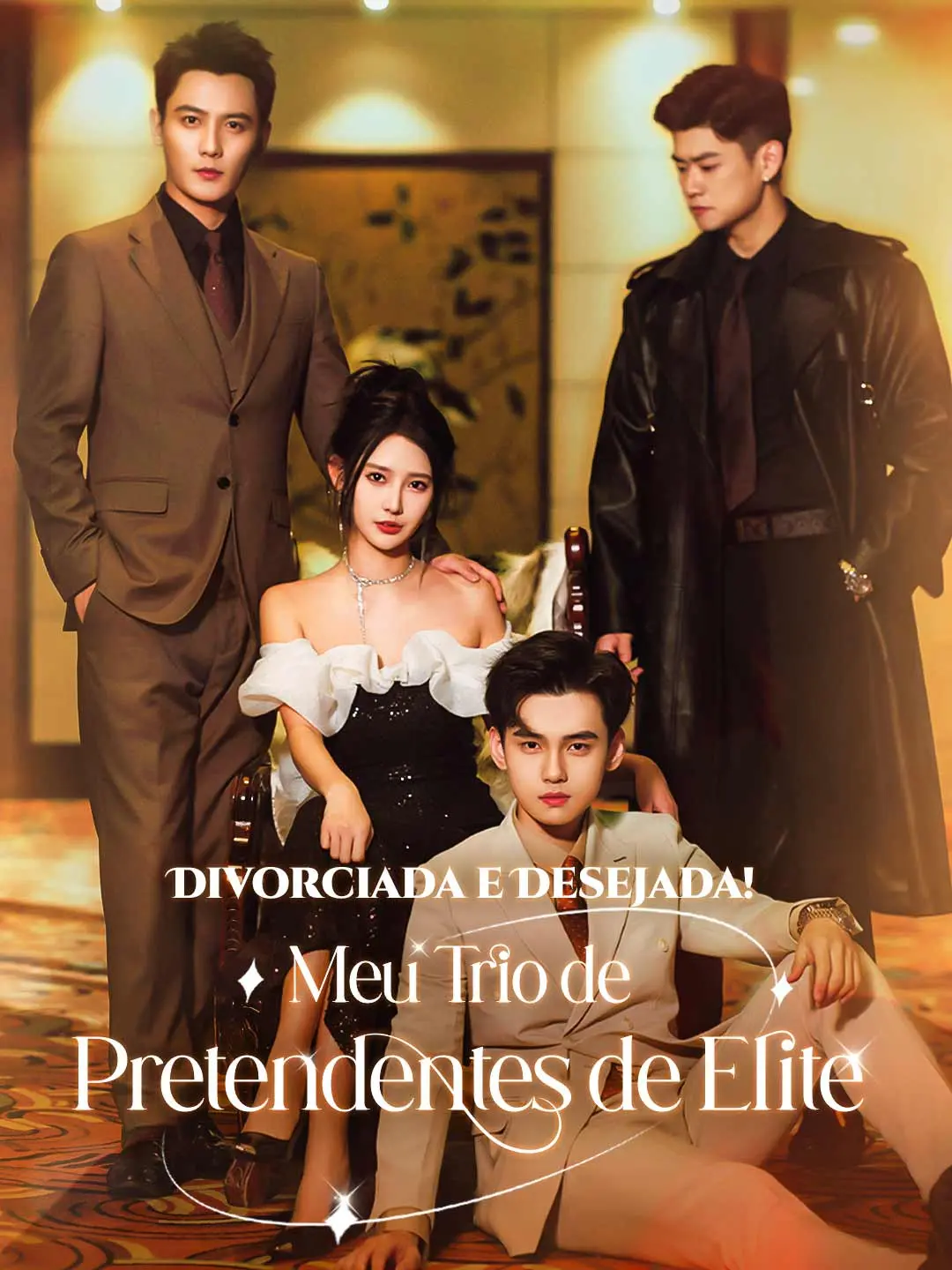 Capa da minissérie Divorciada e Desejada! Meu Trio de Pretendentes de Elite