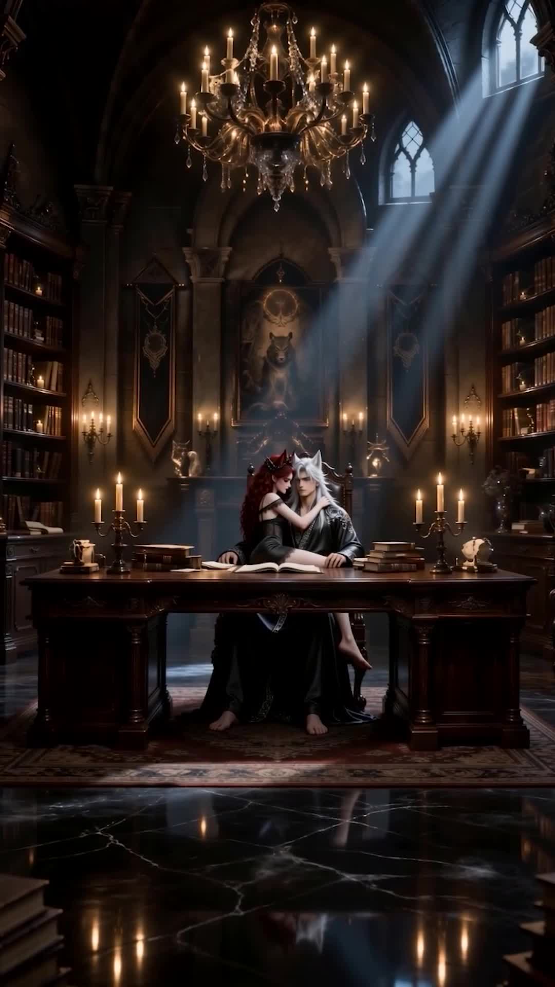 Episódio 35 de Dois Filhotes de Lobo: A Amada Perdida do Rei Alfa Sem Herdeiros