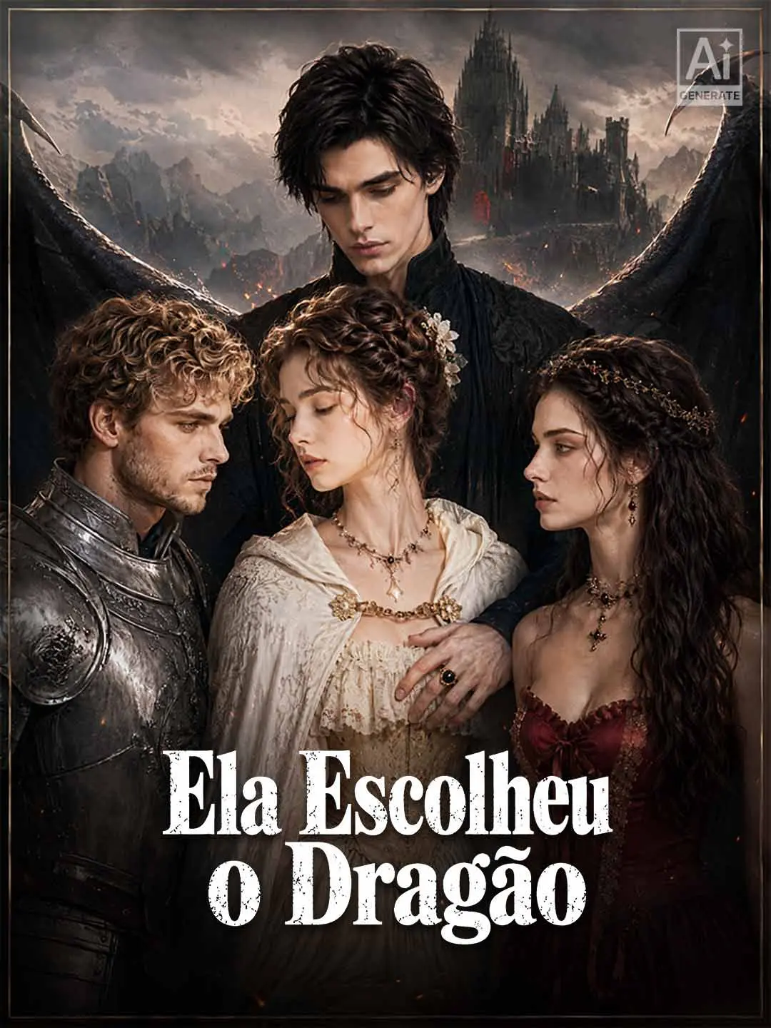 Capa da minissérie Ela Escolheu o Dragão