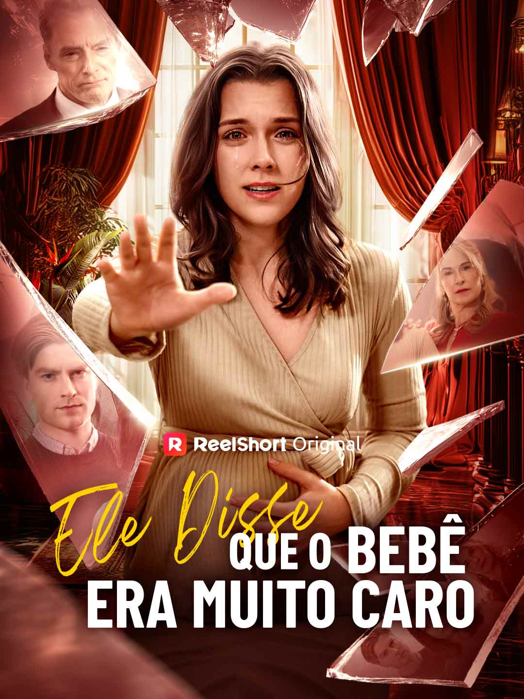 Capa da minissérie Ele disse que o bebê era muito caro