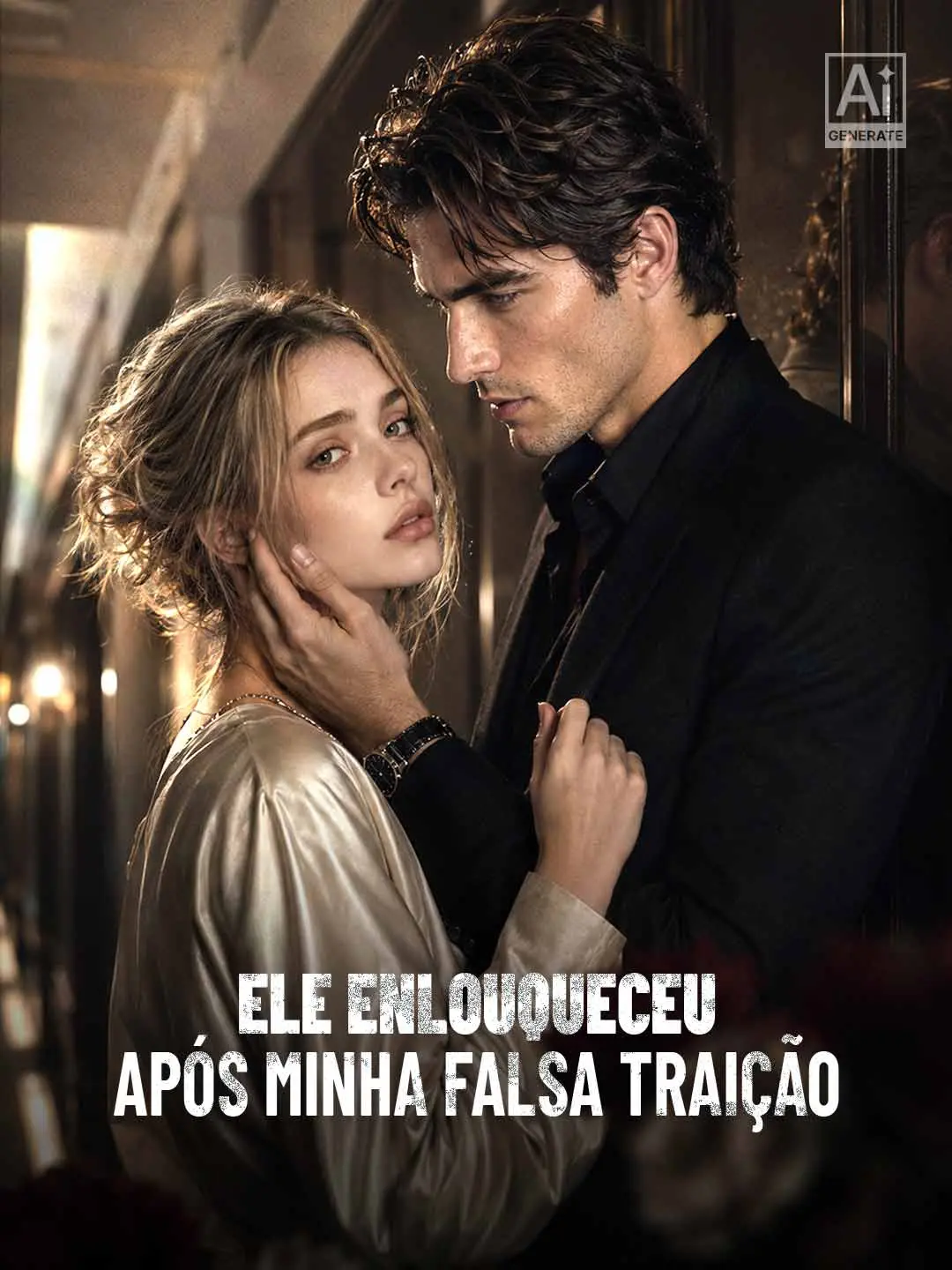 Capa da minissérie Ele Enlouqueceu Após Minha Falsa Traição