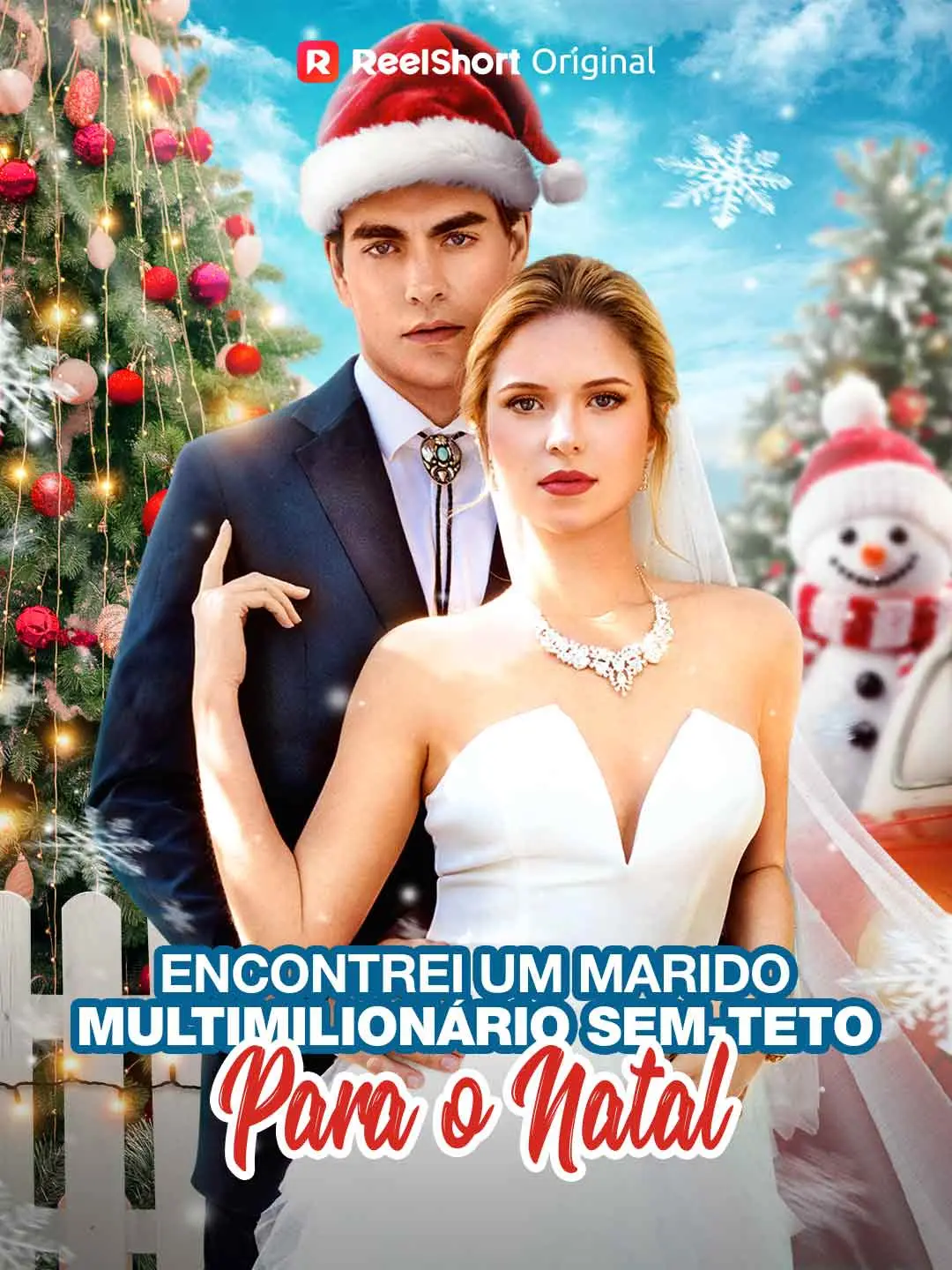 Capa da minissérie Encontrei um Marido Multimilionário Sem-teto para o Natal