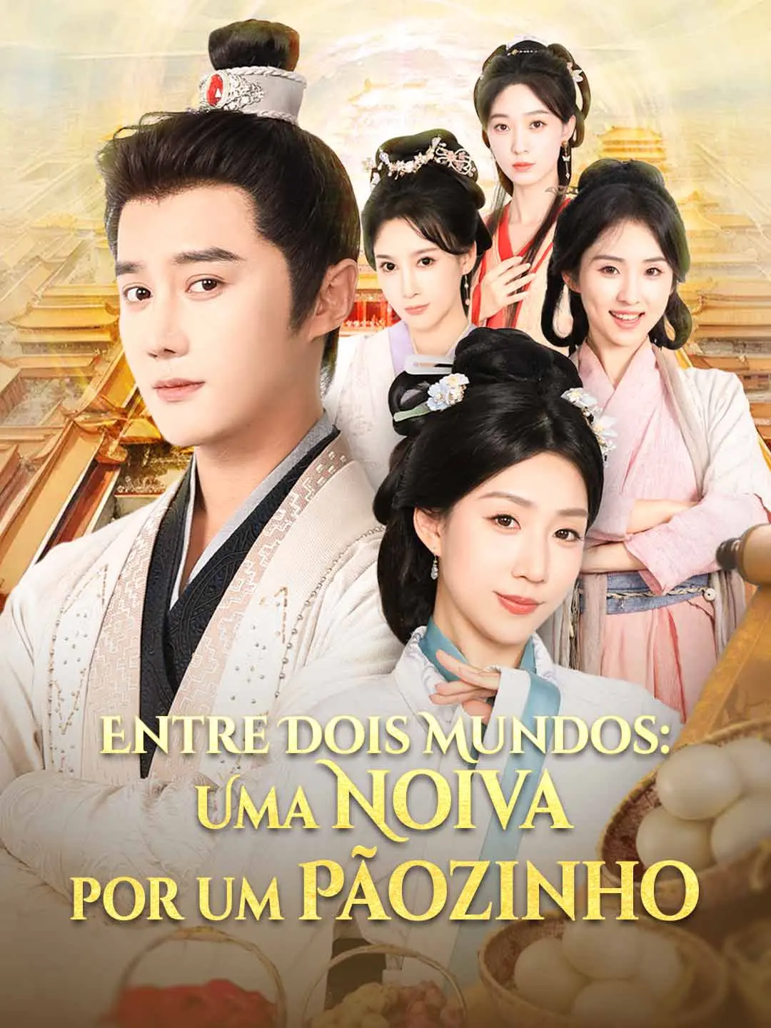 Capa da minissérie Entre Dois Mundos: Uma Noiva por um Pãozinho
