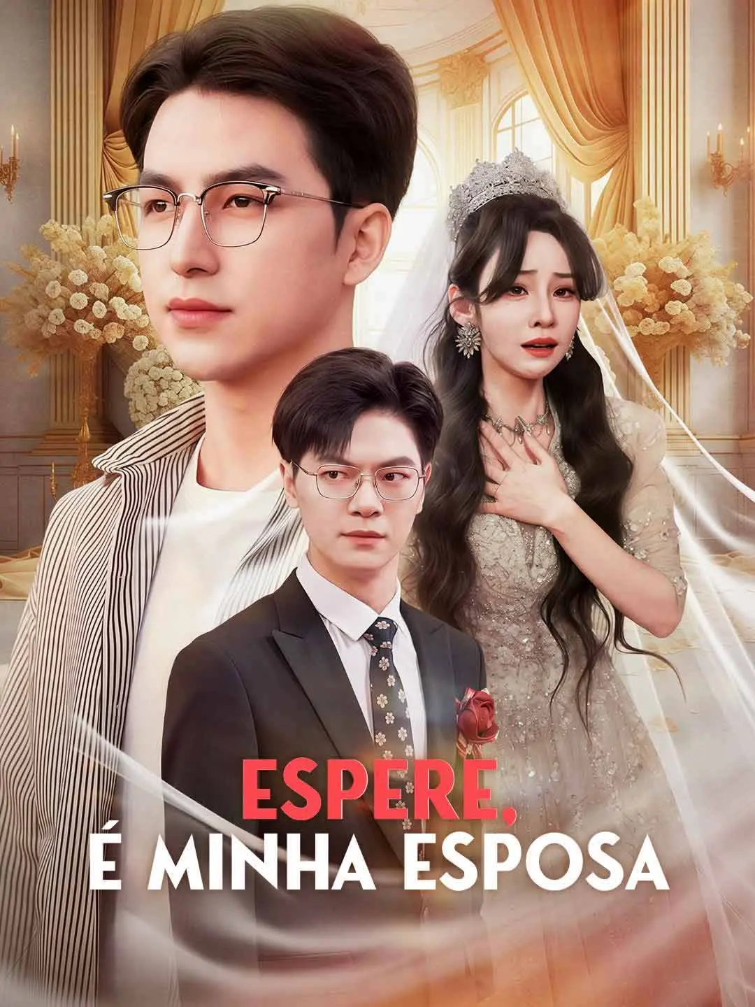 Capa da minissérie Espere, É Minha Esposa