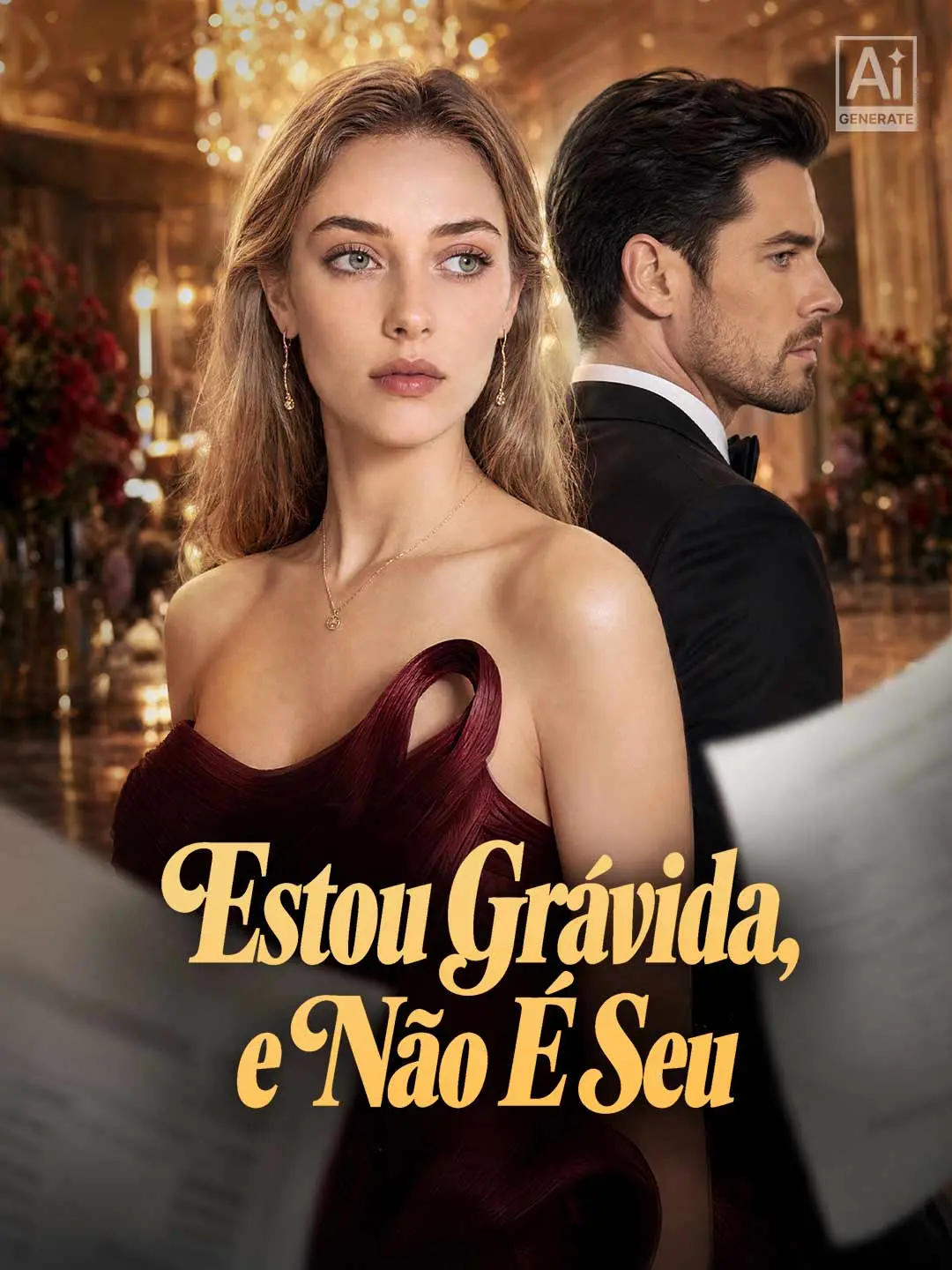 Capa da minissérie Estou Grávida, e Não É Seu