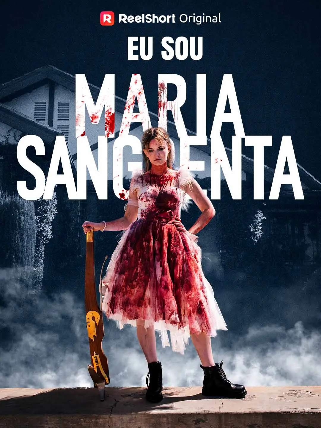 Capa da minissérie Eu Sou Maria Sangrenta