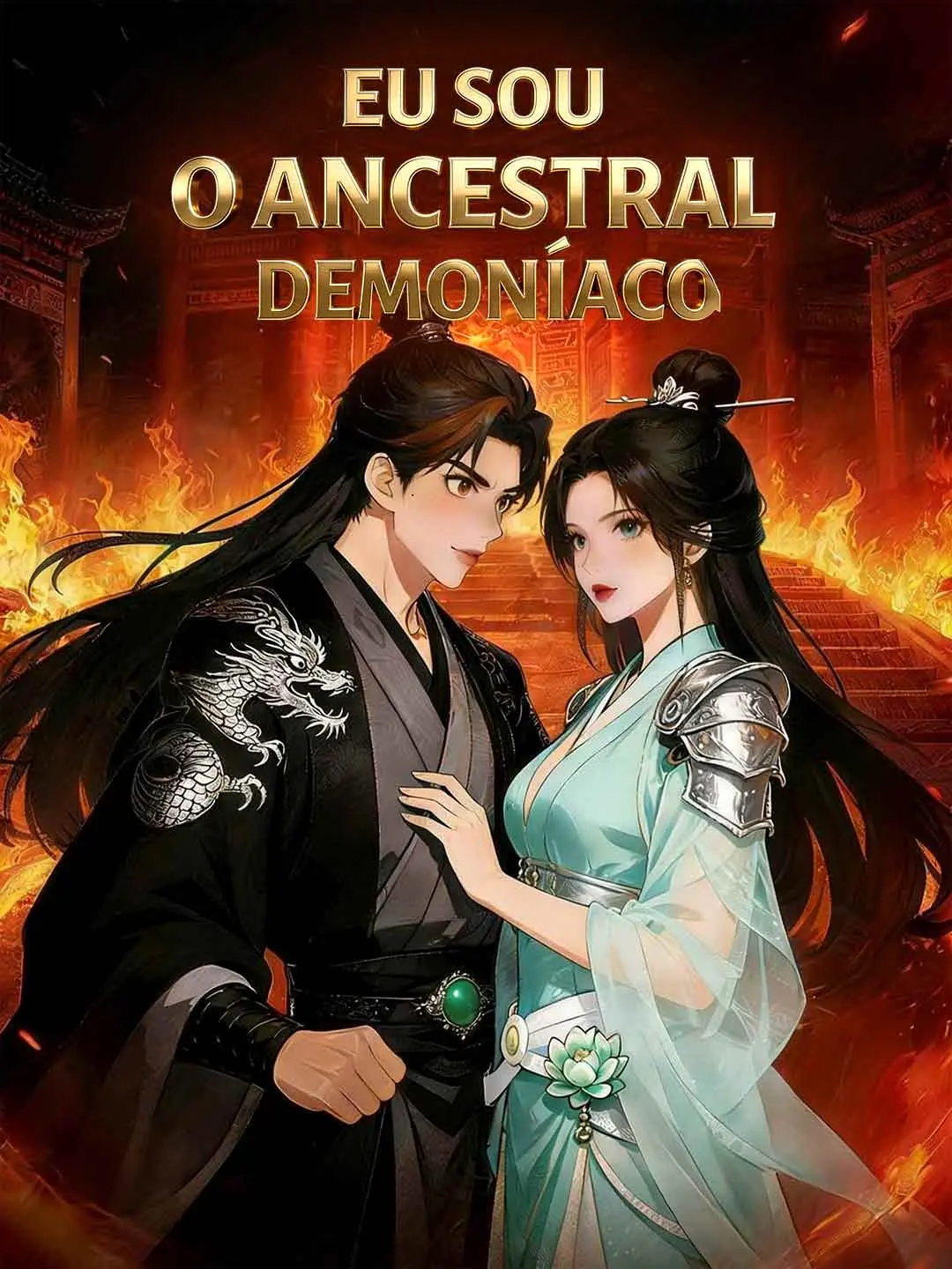 Capa da minissérie Eu sou o ancestral demoníaco