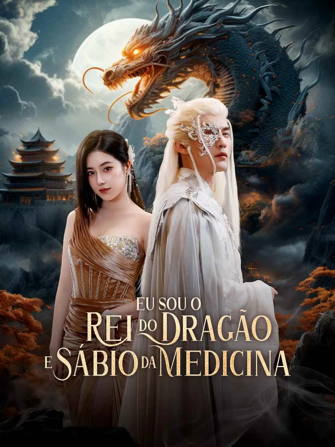 Capa da minissérie Eu sou o Rei do Dragão e Sábio da Medicina