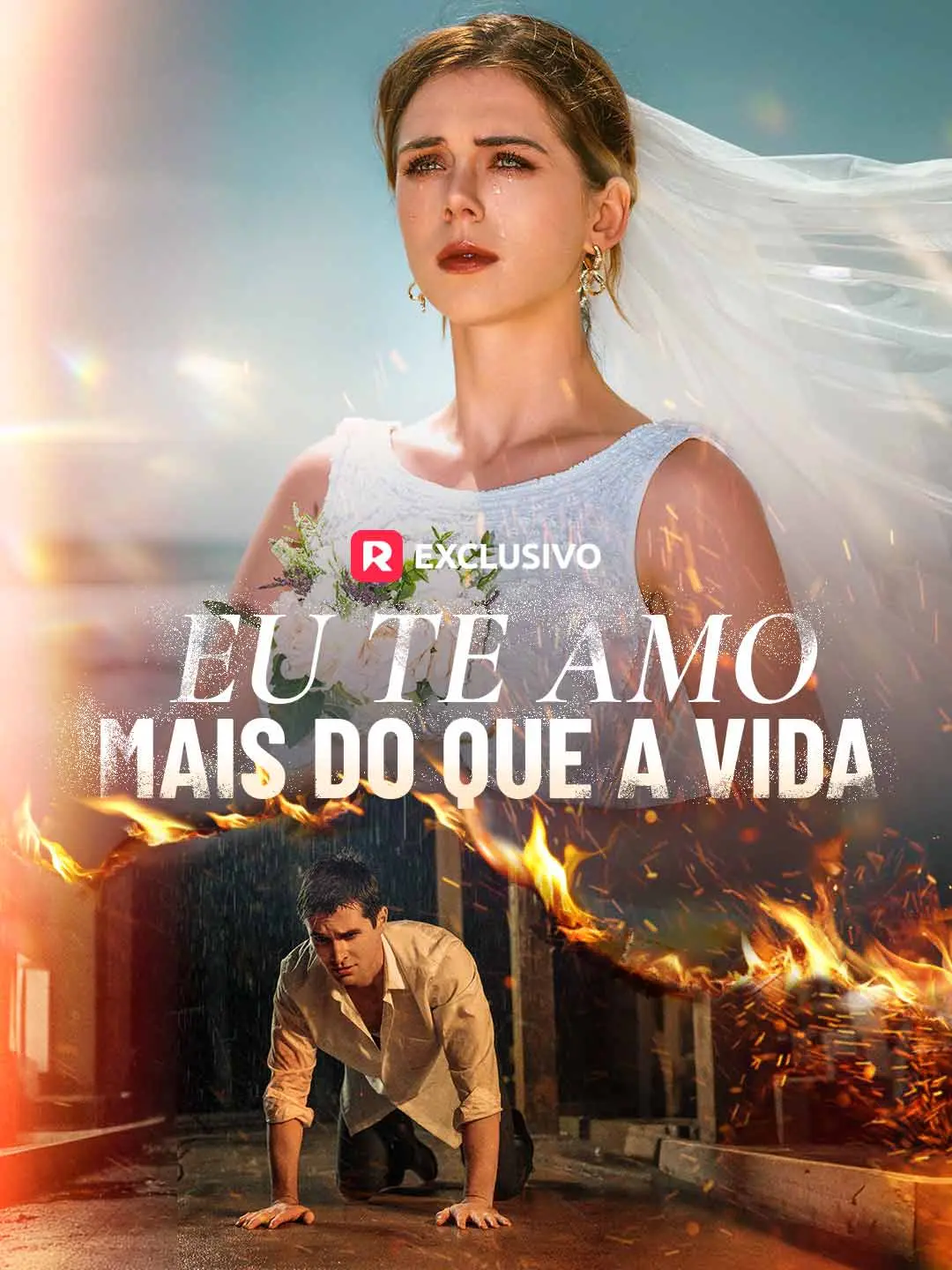 Capa da minissérie Eu te amo mais do que a vida