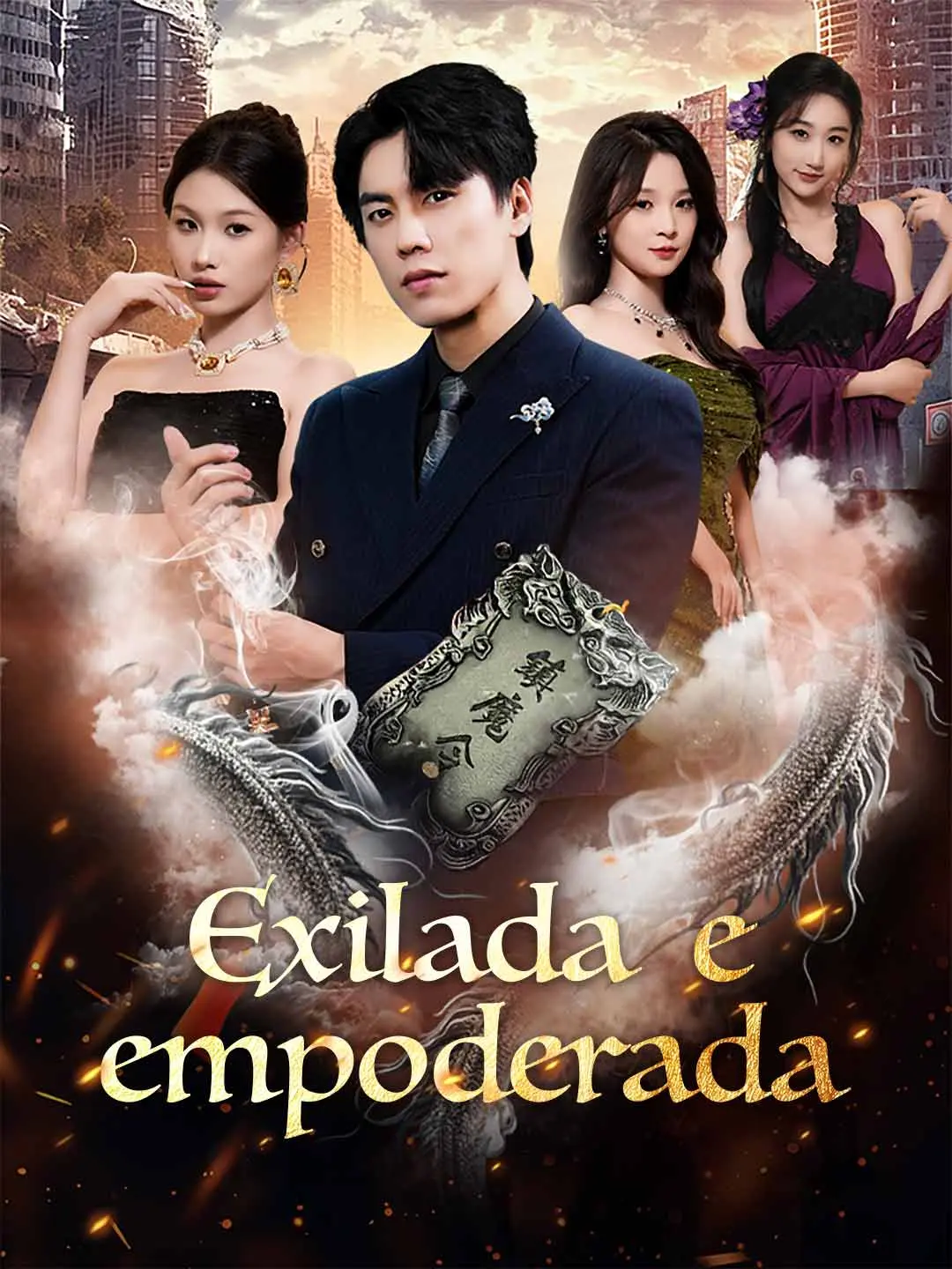 Capa da minissérie Exilada e empoderada