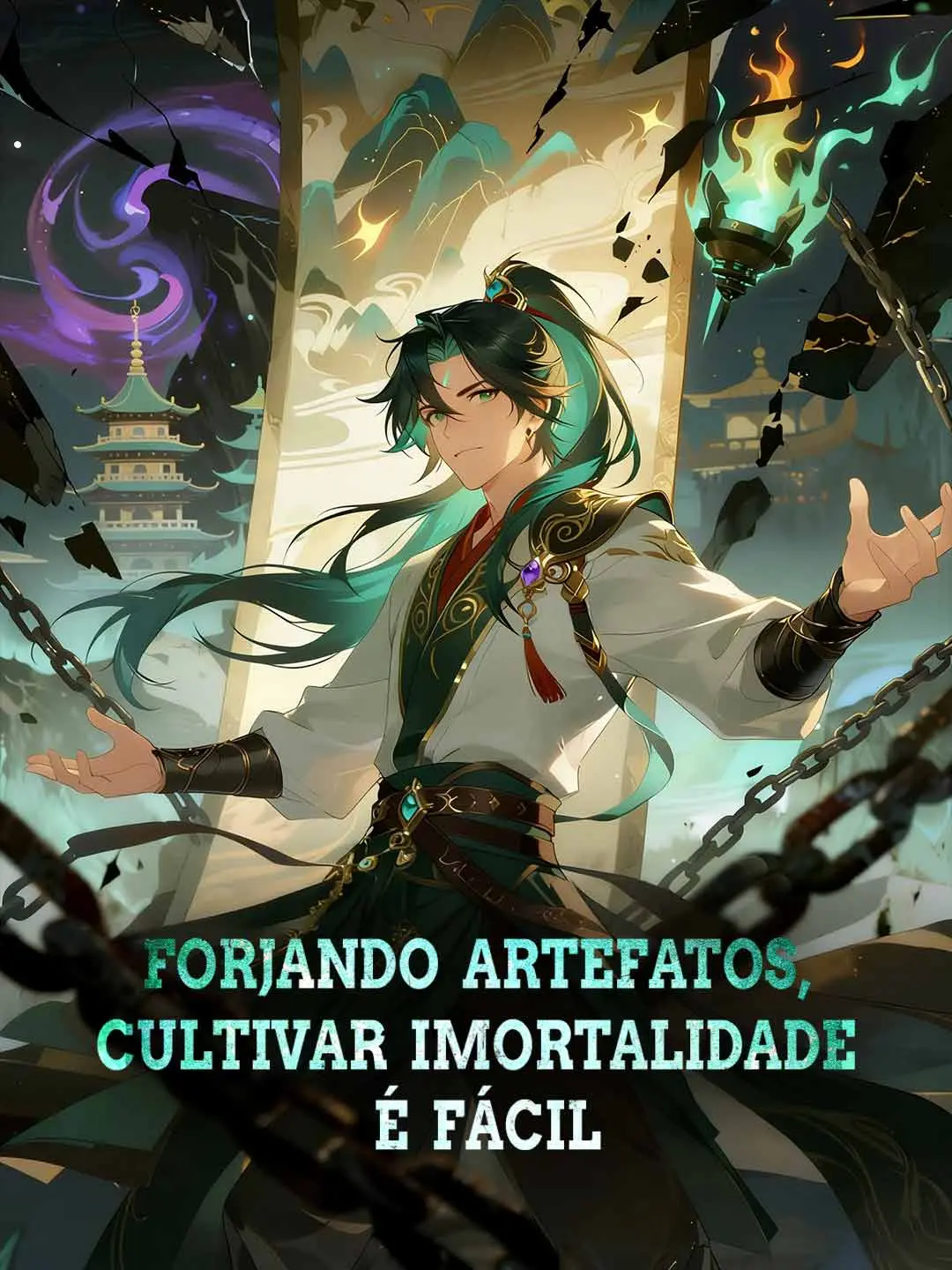Capa da minissérie Forjando artefatos, cultivar imortalidade é fácil