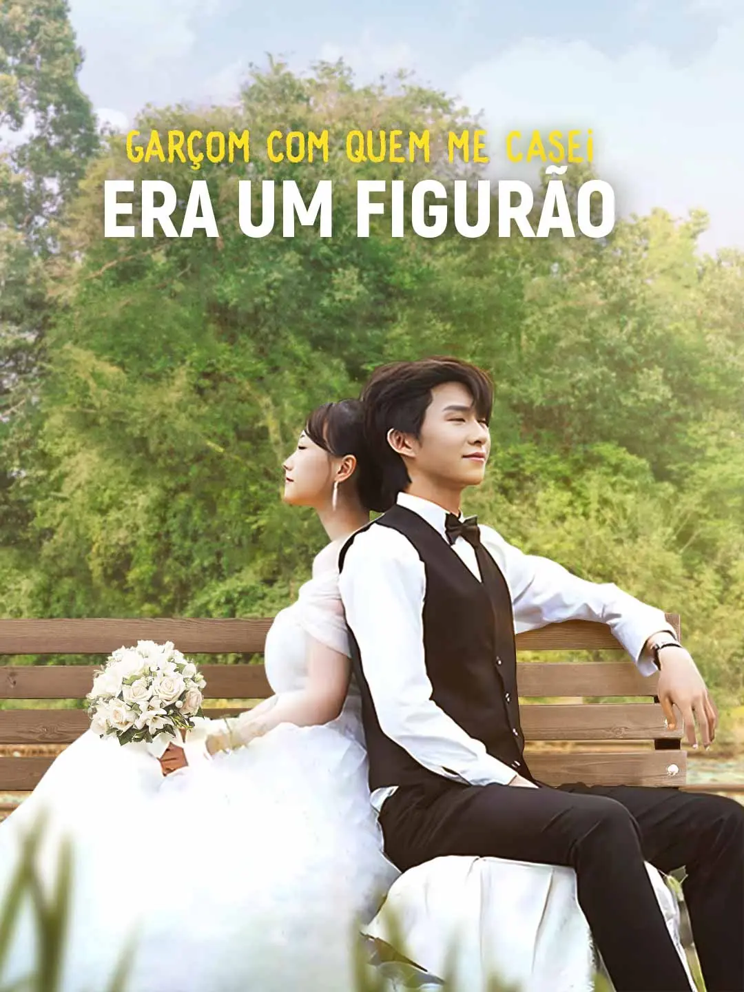 Capa da minissérie Garçom com quem me casei era um figurão
