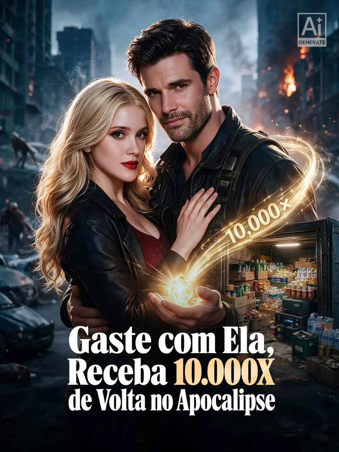 Capa da minissérie Gaste com Ela, Receba 10.000X de Volta no Apocalipse