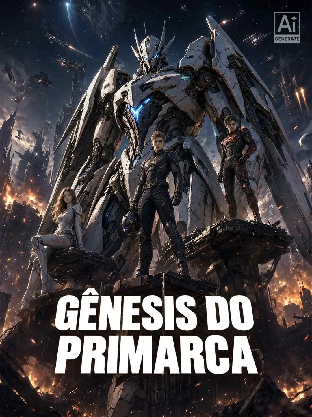 Capa da minissérie Gênesis do Primarca